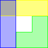 Areas for 3 doors